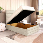Havana Kids Ottoman Divan Bed - Cream Chenille