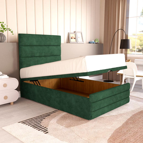 Havana Kids Ottoman Divan Bed - Emerald Coniston