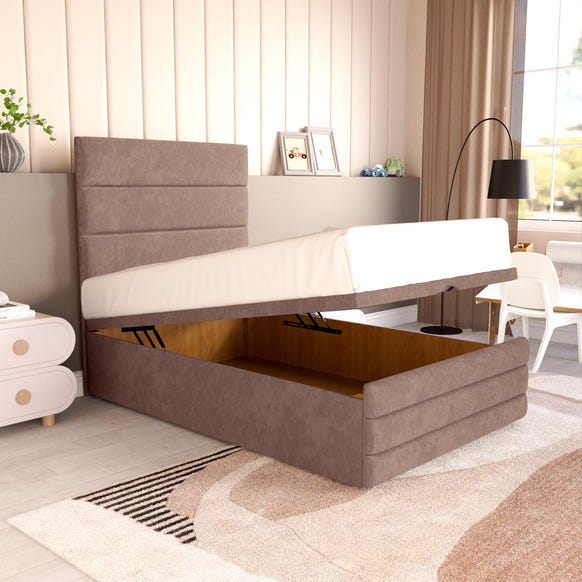 Havana Kids Ottoman Divan Bed - Mauve Naples