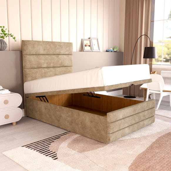 Havana Kids Ottoman Divan Bed - Mink Coniston