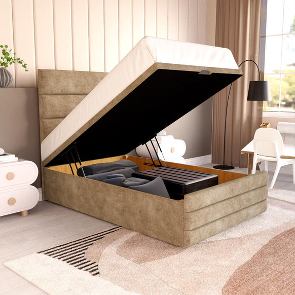 Havana Kids Ottoman Divan Bed - Mink Coniston