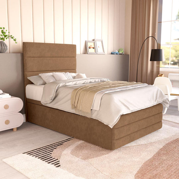 Havana Kids Ottoman Divan Bed - Mink Naples