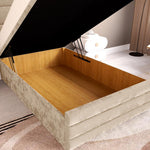 Havana Kids Ottoman Divan Bed - Mink Plush Velvet
