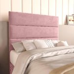 Havana Kids Ottoman Divan Bed - Pink Plush Velvet