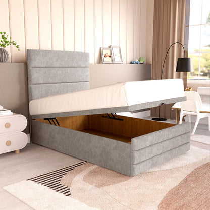 Havana Kids Ottoman Divan Bed - Seal Grey Naples