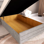 Havana Kids Ottoman Divan Bed - Seal Grey Naples