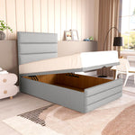 Havana Kids Ottoman Divan Bed - Silver Linoso