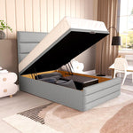 Havana Kids Ottoman Divan Bed - Silver Linoso