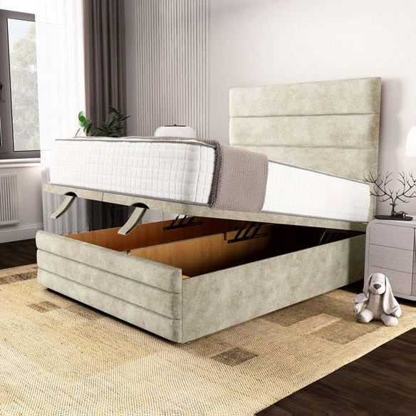 Havana Ottoman Divan Bed - Almond Coniston