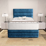 Havana Ottoman Divan Bed - Blue Coniston