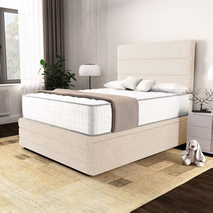 Havana Ottoman Divan Bed - Cream Naples
