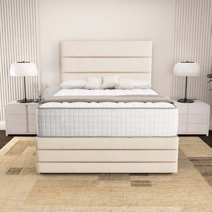 Havana Ottoman Divan Bed - Cream Naples