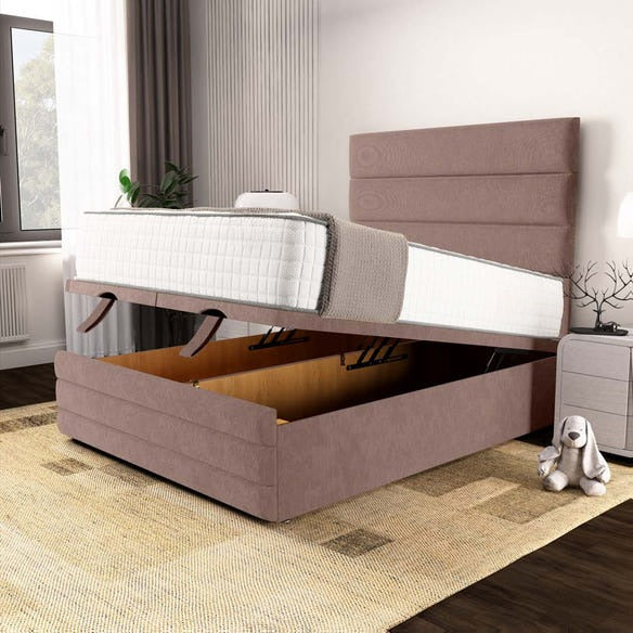Havana Ottoman Divan Bed - Mauve Naples