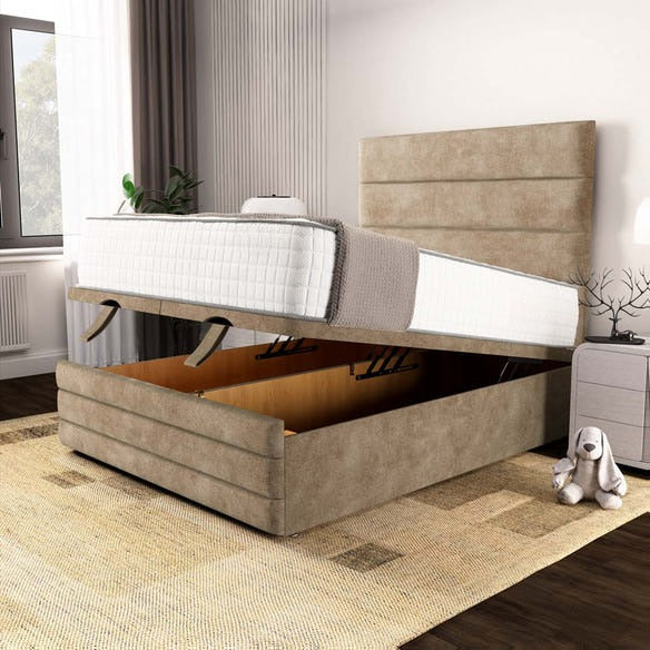 Havana Ottoman Divan Bed - Mink Coniston