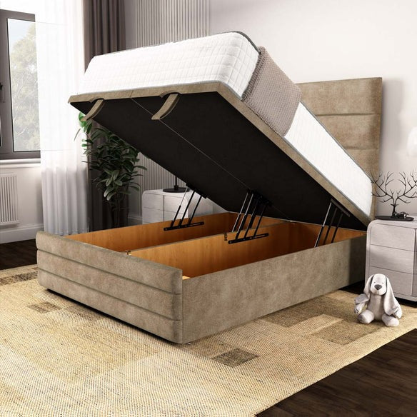 Havana Ottoman Divan Bed - Mink Coniston