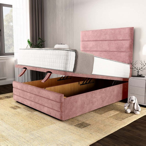 Havana Ottoman Divan Bed - Pink Coniston