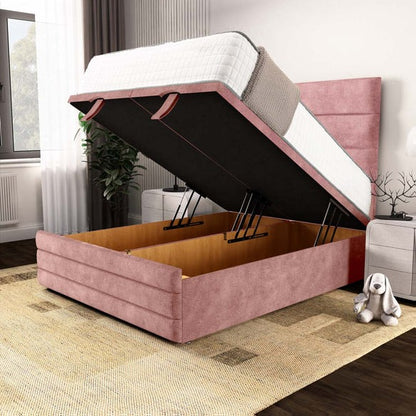 Havana Ottoman Divan Bed - Pink Coniston