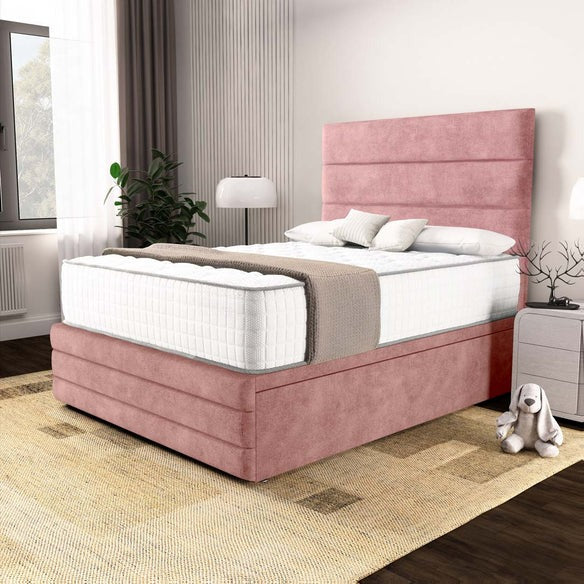 Havana Ottoman Divan Bed - Pink Coniston