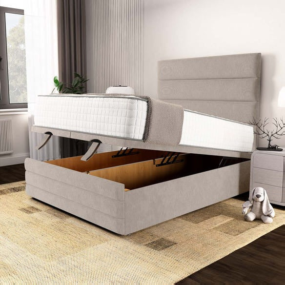 Havana Ottoman Divan Bed - Seal Grey Naples