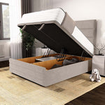 Havana Ottoman Divan Bed - Seal Grey Naples