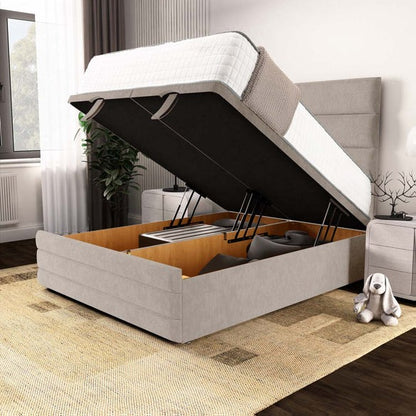 Havana Ottoman Divan Bed - Seal Grey Naples