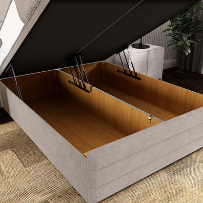 Havana Ottoman Divan Bed - Seal Grey Naples