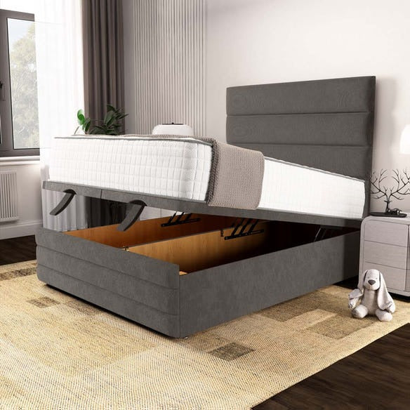 Havana Ottoman Divan Bed - Slate Grey Naples