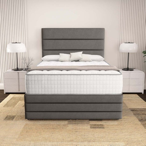 Havana Ottoman Divan Bed - Slate Grey Naples