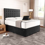 Kingston Divan Bed - Black Naples