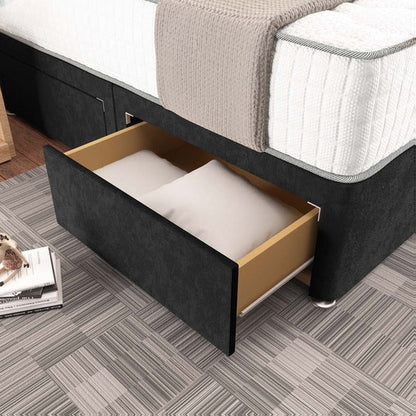 Kingston Divan Bed - Black Naples