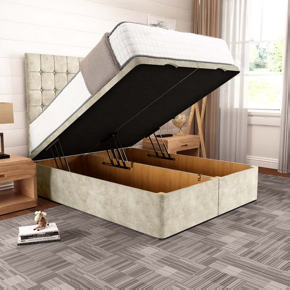 Kingston Ottoman Divan Bed - Almond Coniston