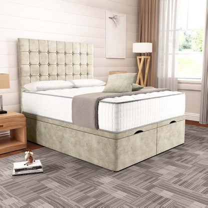 Kingston Ottoman Divan Bed - Almond Coniston