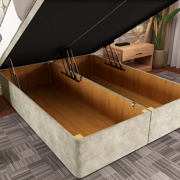 Kingston Ottoman Divan Bed - Almond Coniston