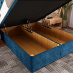 Kingston Ottoman Divan Bed - Blue Coniston