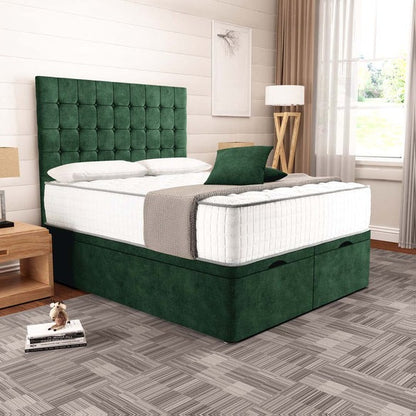 Kingston Ottoman Divan Bed - Emerald Coniston