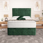 Kingston Ottoman Divan Bed - Emerald Coniston