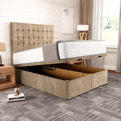 Kingston Ottoman Divan Bed - Mink Coniston