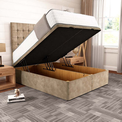Kingston Ottoman Divan Bed - Mink Coniston