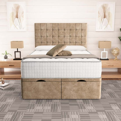 Kingston Ottoman Divan Bed - Mink Coniston