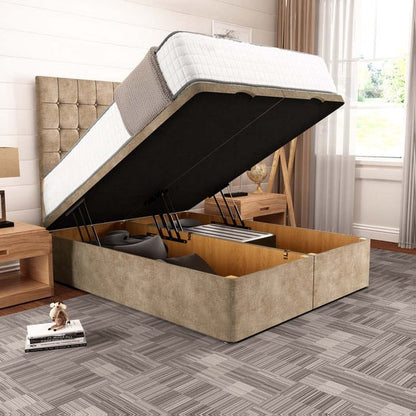 Kingston Ottoman Divan Bed - Mink Coniston