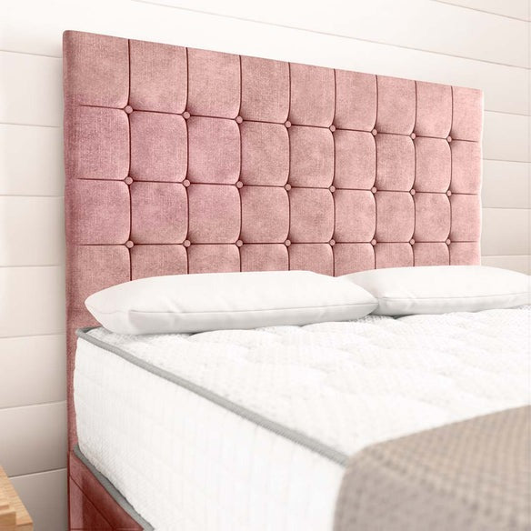 Kingston Ottoman Divan Bed - Pink Coniston