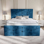 Lancaster Upholstered Bed - Blue Coniston