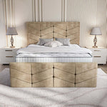 Lancaster Upholstered Bed - Mink Coniston