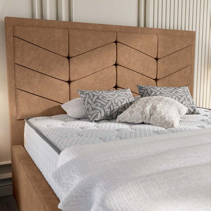 Lancaster Upholstered Bed - Mink Naples