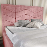 Lancaster Upholstered Bed - Pink Coniston