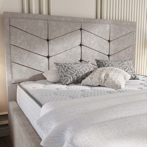 Lancaster Upholstered Bed - Seal Grey Naples