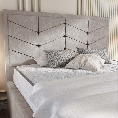 Lancaster Upholstered Bed - Seal Grey Naples