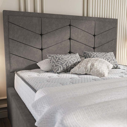 Lancaster Upholstered Bed - Slate Grey Naples