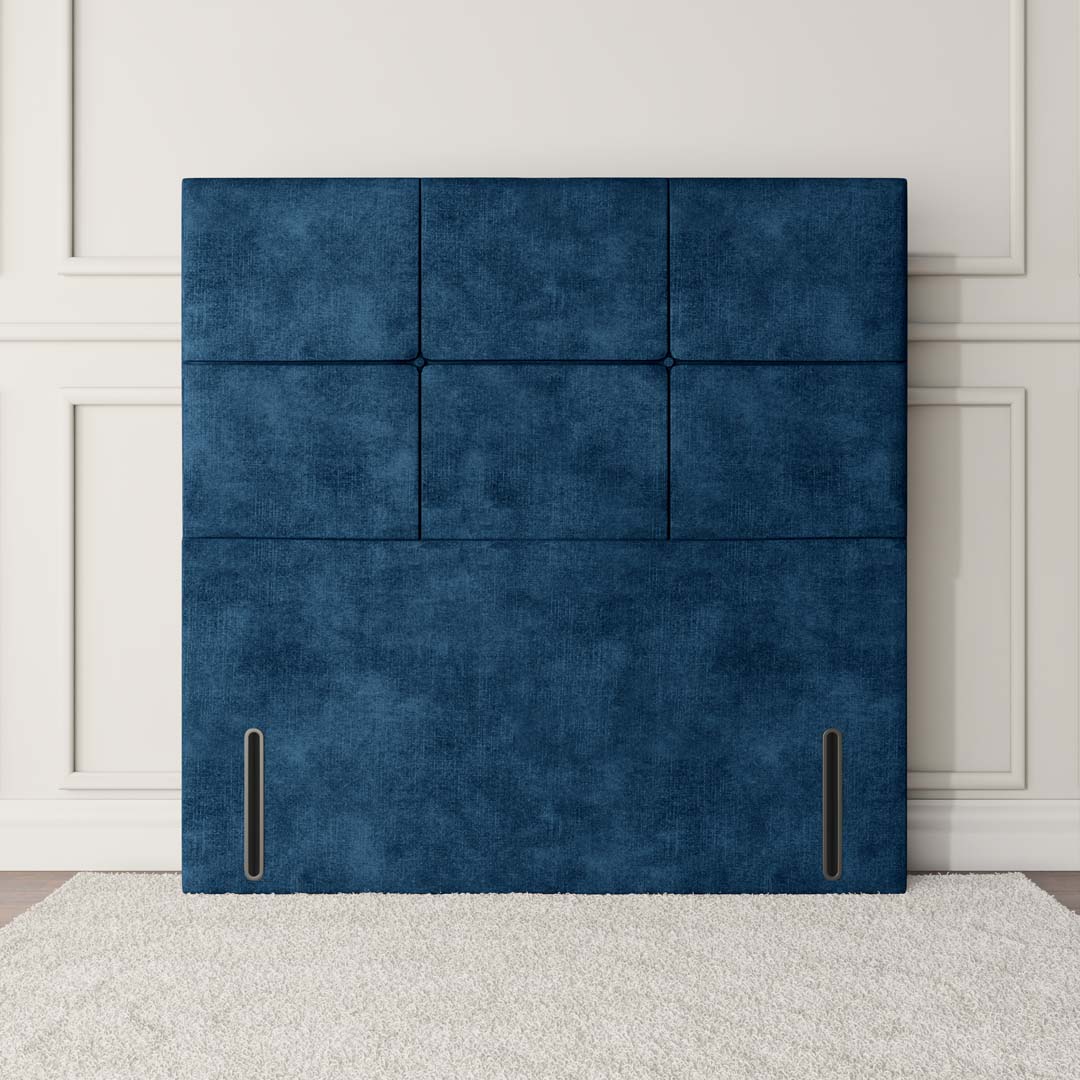 Lima Floor Standing Headboard - Blue Coniston