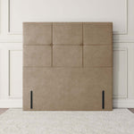 Lima Floor Standing Headboard - Mink Plush Velvet
